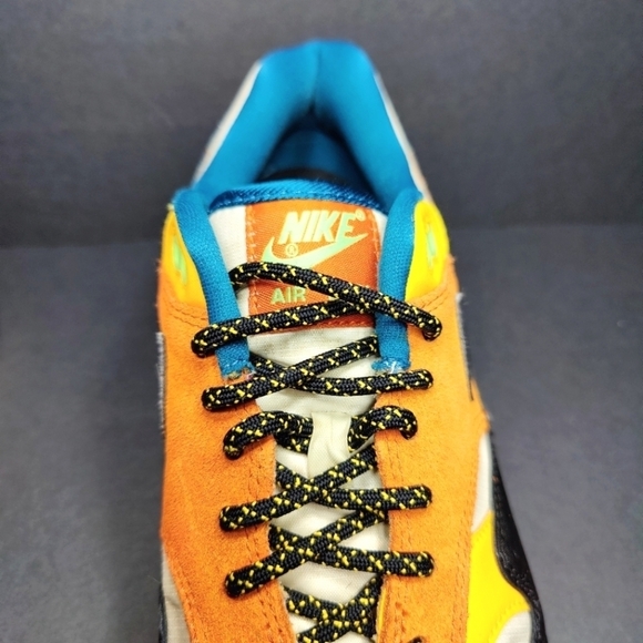 Nike Air Max 1 Multi Mix 2020 Phantom Black Starfish Sneakers Men's Shoes Size 8 - Picture 4 of 10